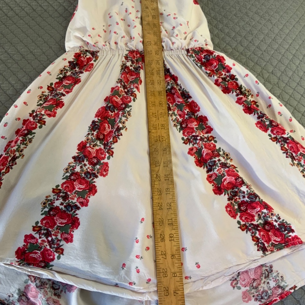 Free People Backless Floral Mini-Dress - Picture 6 of 9
